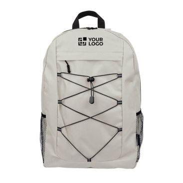 Zaino sportivo con fasce elastiche e tasche laterali in rete