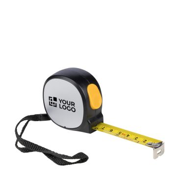 Flessometro magnetico in plastica con laccetto e blocco da 5 m