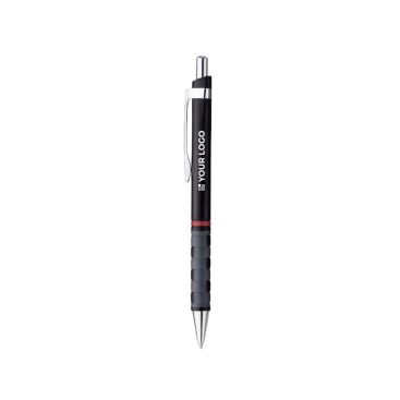 Penna Rotring blu in plastica con impugnatura antiscivolo in gomma
