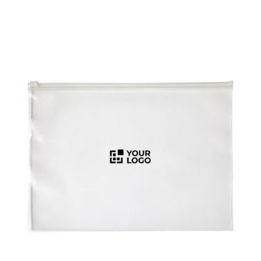 Cartellina trasparente in PVC per documenti formato A4