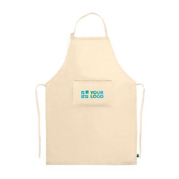 Grembiule in cotone Fairtrade con chiusura regolabile 180 g/m2