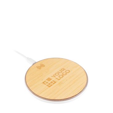 Caricatore wireless rotondo effetto bambù Bamboo