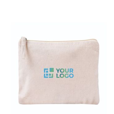 Pochette rettangolare in cotone biologico certificato GOTS