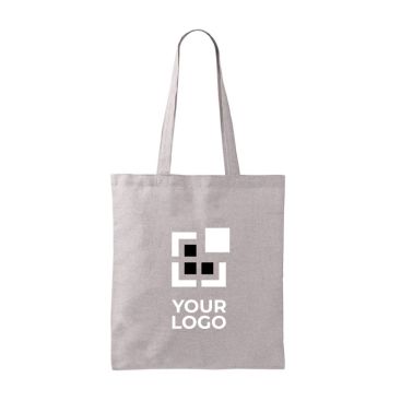 Tote bag in cotone e poliestere con manici lunghi 120 g/m2