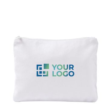 Pochette in poliestere con finitura effetto velluto 280 g/m2