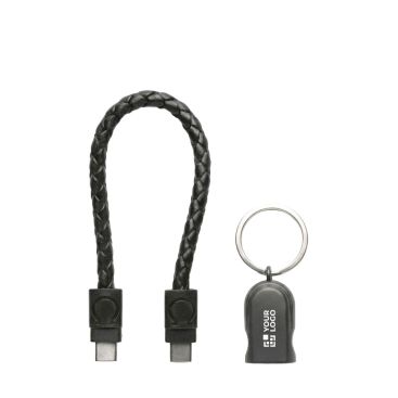 Cavo portachiavi di ricarica rapida con ingresso tipo C, USB-C