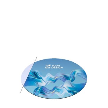 Tappetino mouse rotondo per stampa a colori