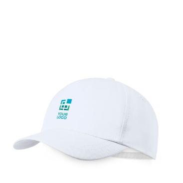 Cappellino in poliestere RPET per bambini con chiusura in velcro