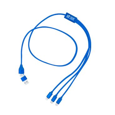Cavo di ricarica in materiali riciclati con vari connettori