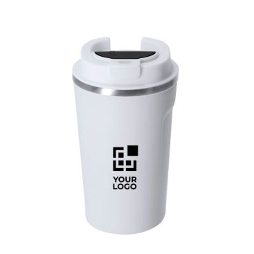 Bicchiere in acciaio inox riciclato con indicatore di temperatura 400ml
