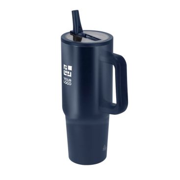 Tazza termica in acciaio inox con manico per il trasporto 870 ml