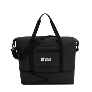 Borsone estensibile con doppio manico e tasca frontale per trolley