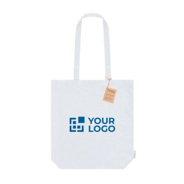 Borsa in cotone biologico con soffietto e manici rinforzati 270 g/m²