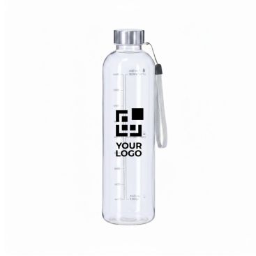 Borraccia sportiva in plastica senza BPA con indicatore di idratazione 1L
