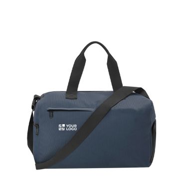 Borsa da viaggio in pelle sintetica con scomparto per scarpe