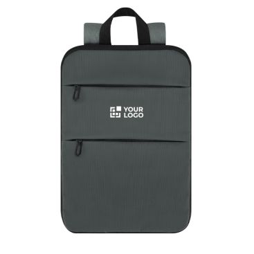 Zaino espandibile in pelle sintetica con scomparto per portatile da 15''