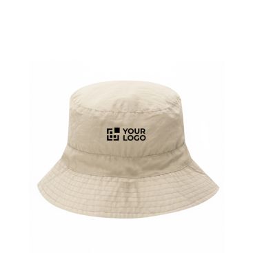 Cappello bucket in nylon morbido con regolazione a cordino per varie taglie