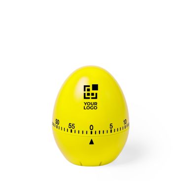 Timer pubblicitari analogici colore giallo