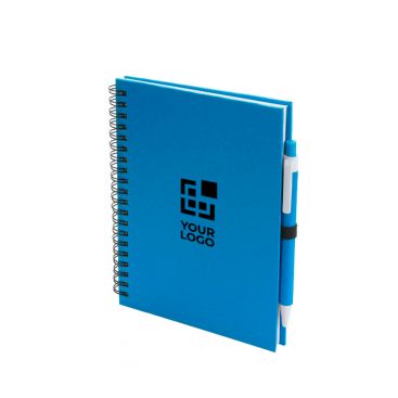 Block notes più colori con penna e pagine bianche ECOriginal
