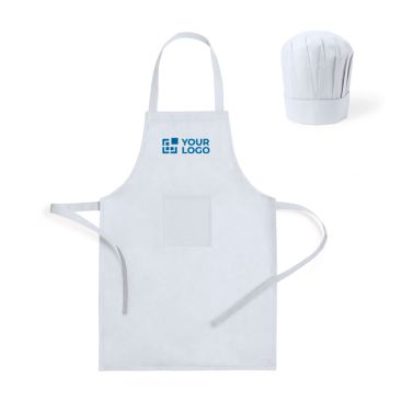 Set grembiule e cappello da cucina in non-woven per bambini