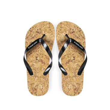 Infradito con suola in EVA con effetto sughero Cork Design 