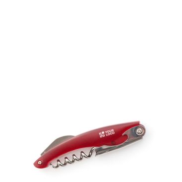 Cavatappi in acciaio inox con apribottiglie e tagliacapsule