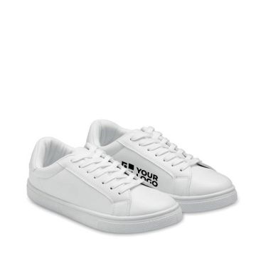 Scarpe leggere in similpelle con suola in gomma 