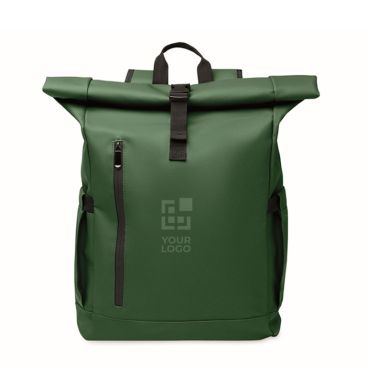 Zaino roll-top porta laptop con tracolla per trolley 15''