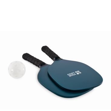 Set pickleball con 2 racchette e 1 pallina in borsa a rete