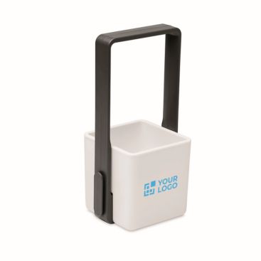 Vaso da interno con 4 luci LED sulla parte superiore