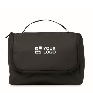 Beauty case a scomparto singolo con gancio per appenderlo