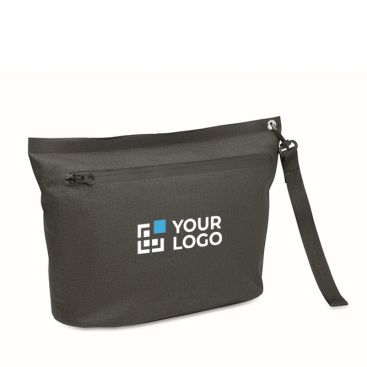Borsa in RPET per documenti con tracolla e resistente all’acqua