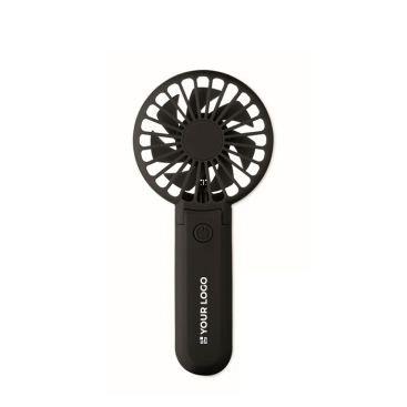 Ventilatore portatile e pieghevole in plastica con 3 velocità