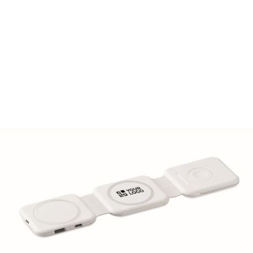 Base di ricarica magnetica in ABS con hub USB integrati 15 W