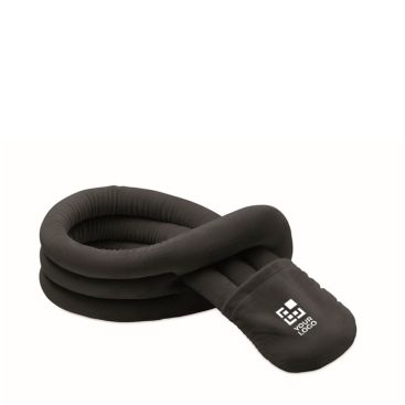 Cuscino da viaggio arrotolabile in poliestere con fodera