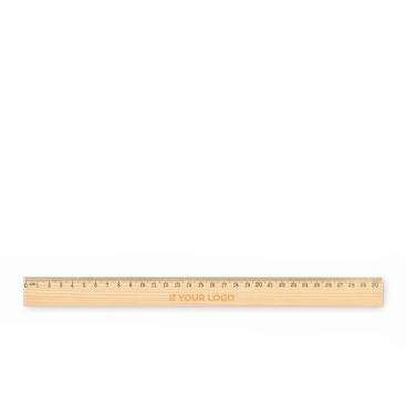 Righello in legno di pino 30 cm con doppia scala