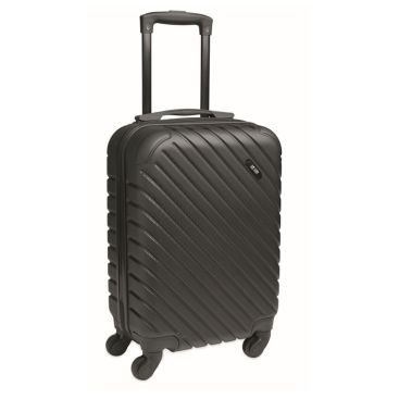 Trolley in plastica rigida con scomparto principale e 4 ruote