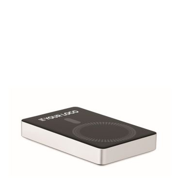 Powerbank in alluminio riciclato con indicatore 10.000 mAh