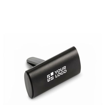 Astuccio per profumatore auto con coperchio in alluminio e clip