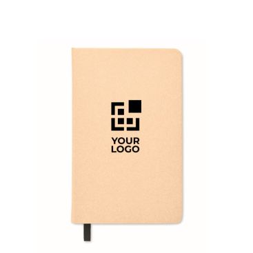 Taccuino con semi da piantare nella copertina vista area di stampa