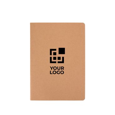 Quaderno in carta kraft con rilegatura visibile A5