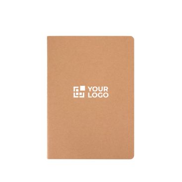 Quaderrno con copertina in cartone kraft A5 puntinato