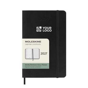 Agenda settimanale tascabile con copertina morbida e chiusura elastica Moleskine