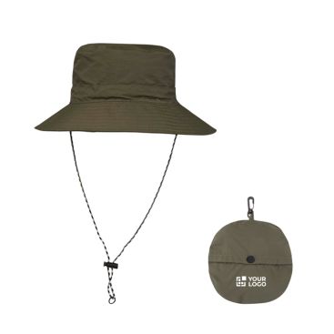 Cappello tipo bob in nylon con design pieghevole 100 g/m2