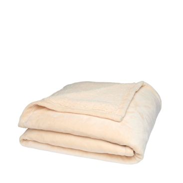 Coperta in sherpa riciclato con tatto confortevole 126 x 152 cm
