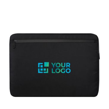 Custodia per laptop in poliestere riciclato e rivestimento interno 15,6
