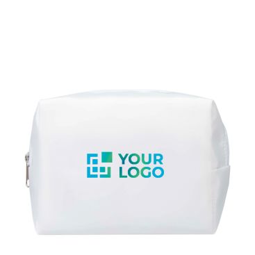 Necessaire da viaggio in poliestere riciclato con manico e cerniera