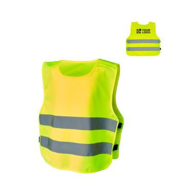 Gilet alta visibilità per bimbi dai 3 ai 6 anni chiusura in velcro RFX