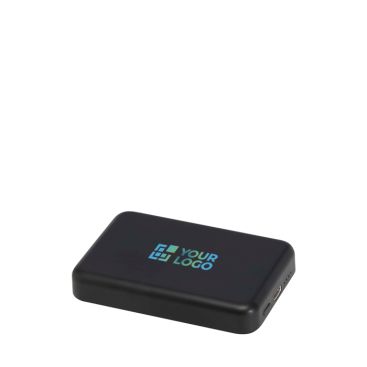 Batteria esterna wireless magnetica in plastica riciclata 5.000 mAh