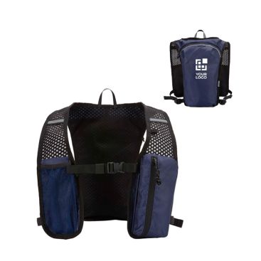 Gilet idratazione per running impermeabile e riflettente